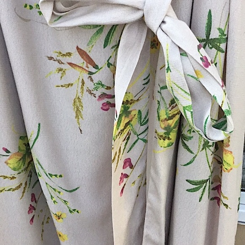 A Loves A Prairie Tan Multiple Color Floral Ruffle Maxi Sleeveless Dress - Picture 3 of 14